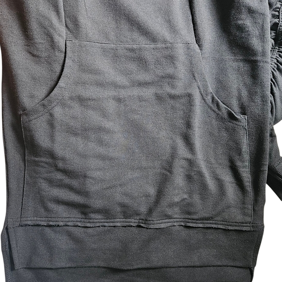 Kollar Black The Wooly Hoodie Top Size Small - Picture 5 of 12